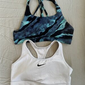 Nike Racerback Sports Bra + Lululemon Size 12 Large Bundle